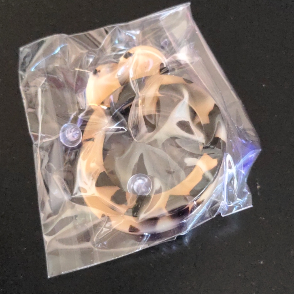 Leopard Circle Earrings